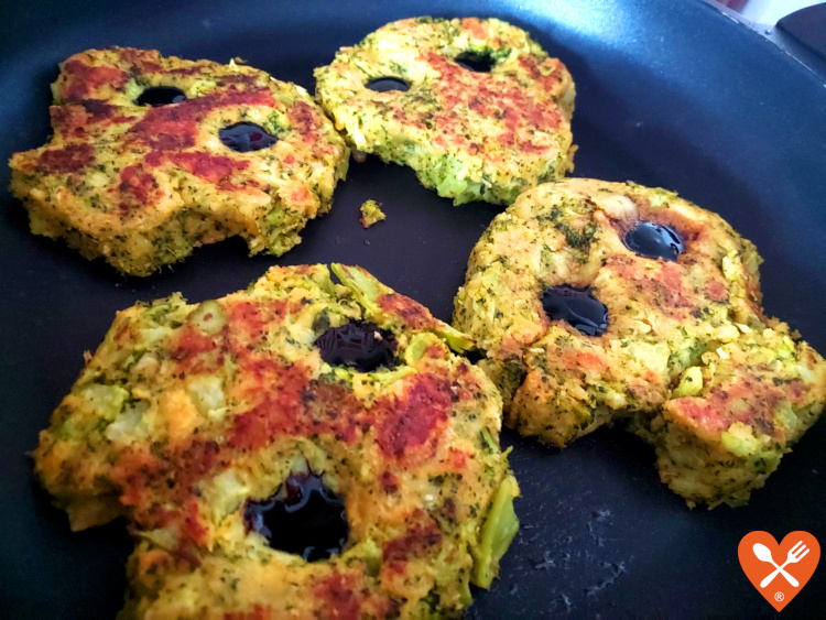 Cómo hacer Filetes de brócoli para Halloween