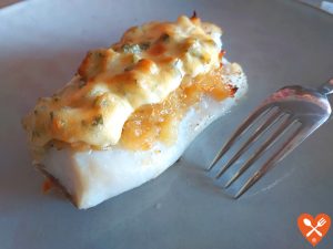 Cómo hacer bacalao gratinado con mayonesa en freidora sin aceite