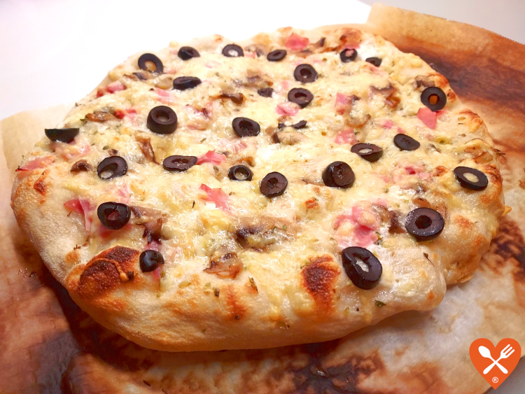 Cómo hacer pizza esponjosa Carbonara