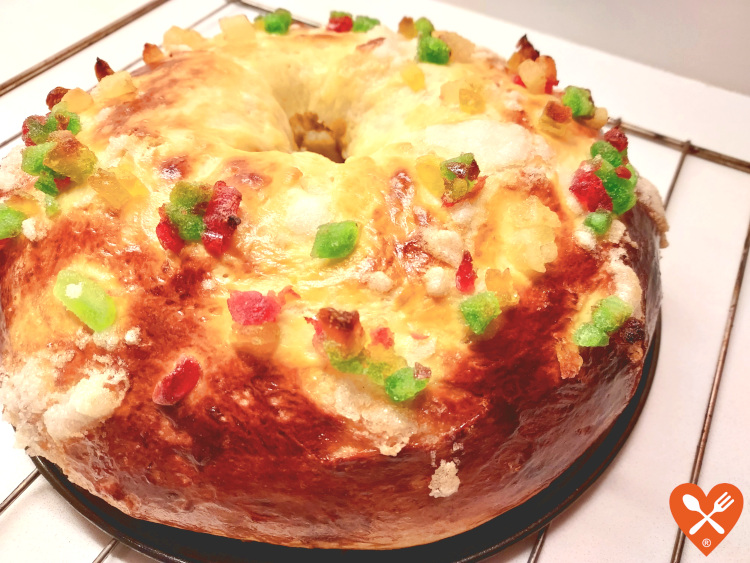 Receta de roscón de Reyes casero