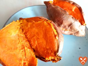 Cómo hacer boniatos asados en freidora sin aceite