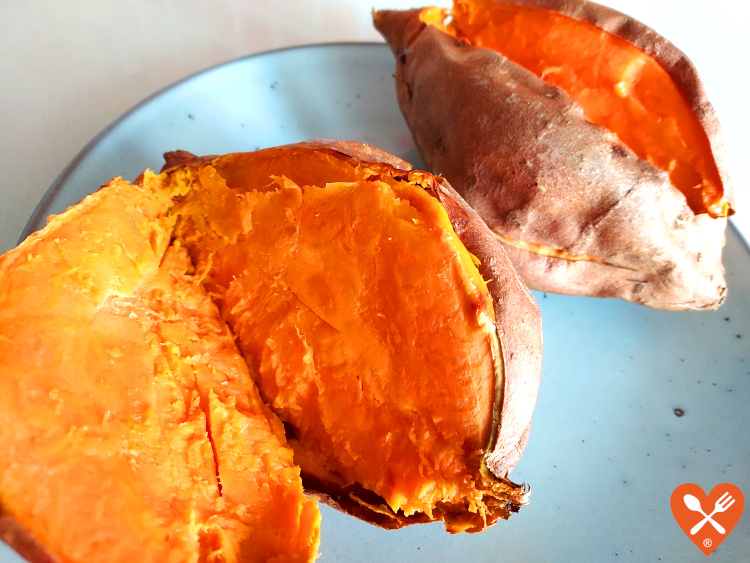 Cómo hacer boniatos asados en freidora sin aceite