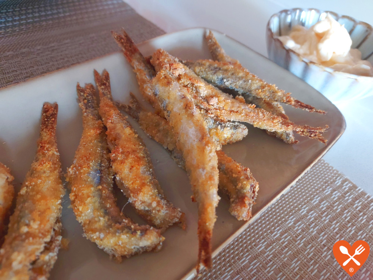 Cómo hacer boquerones fritos especiados en airfryer