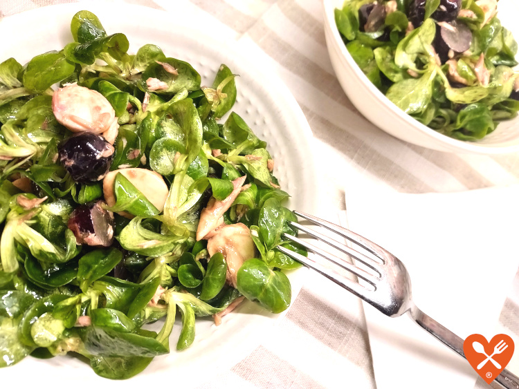 Recetas de Cenas fáciles - Ensalada de Canónigos