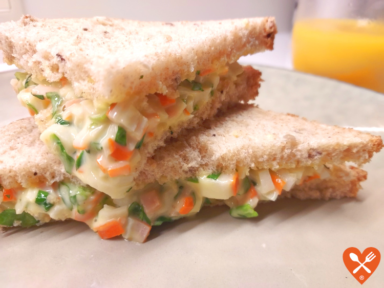 Recetas de Cenas fáciles - Sándwich tipo Rodilla