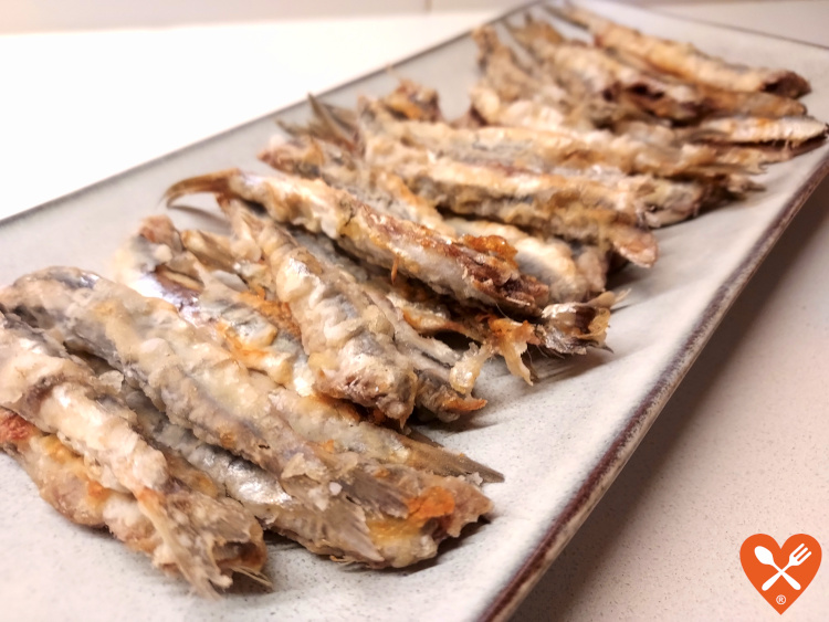 Cómo hacer boquerones en airfryer