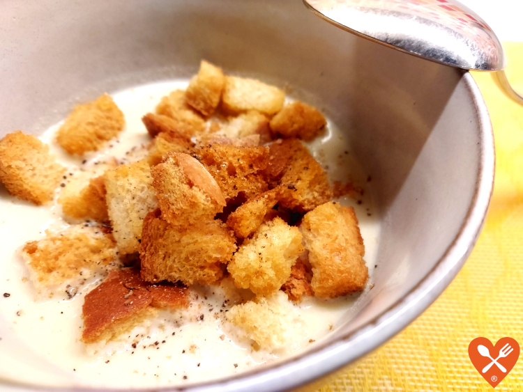 Receta: picatostes con freidora sin aceite